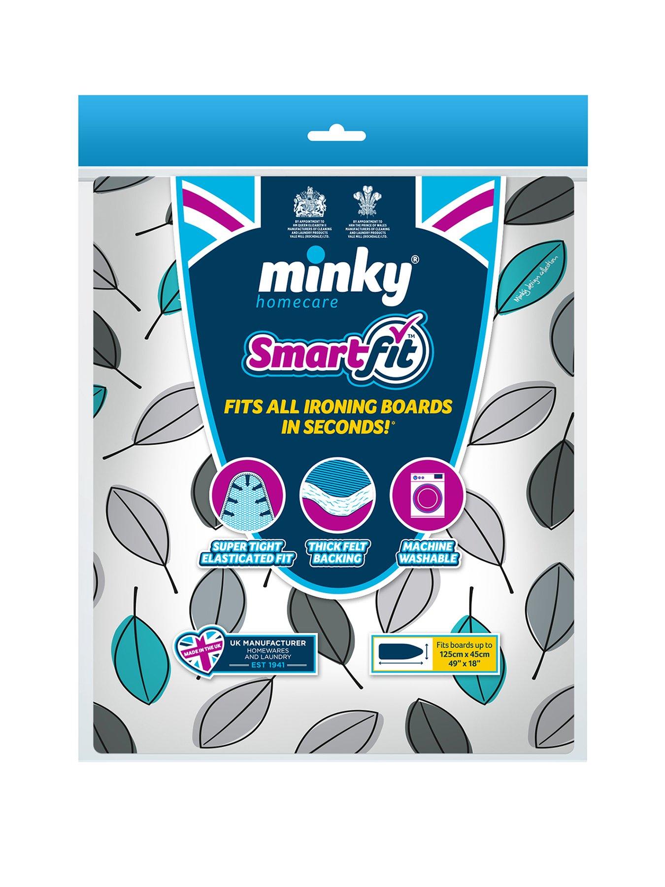 Product photograph of Minky Smartfit One Size Fits All Ironing Board Cover Ndash 125 X 45 Cm from very.co.uk