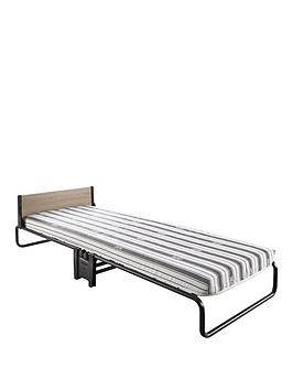 Product photograph of Jaybe Revolution Folding Bed With Rebound E-fibre Reg Mattress - Single - Bedframe And Mattress from very.co.uk