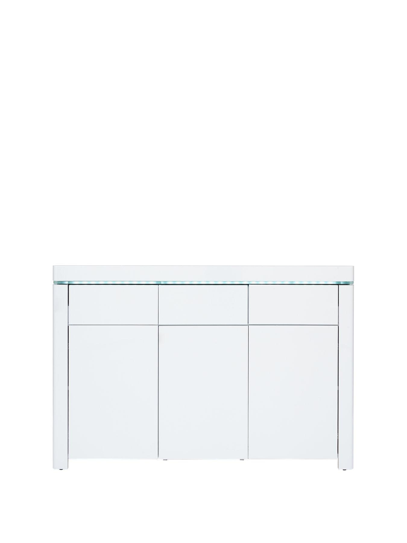 Very Home Atlantic Large Gloss Sideboard With Led Light