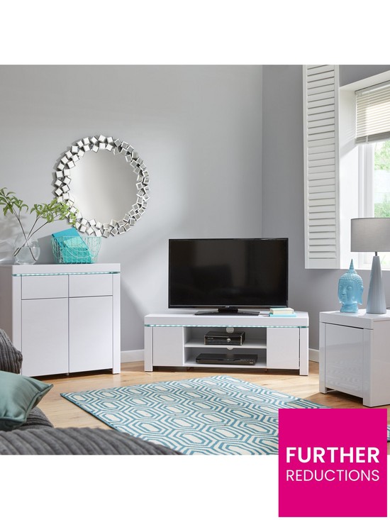 stillFront image of atlantic-large-gloss-sideboard-with-led-light
