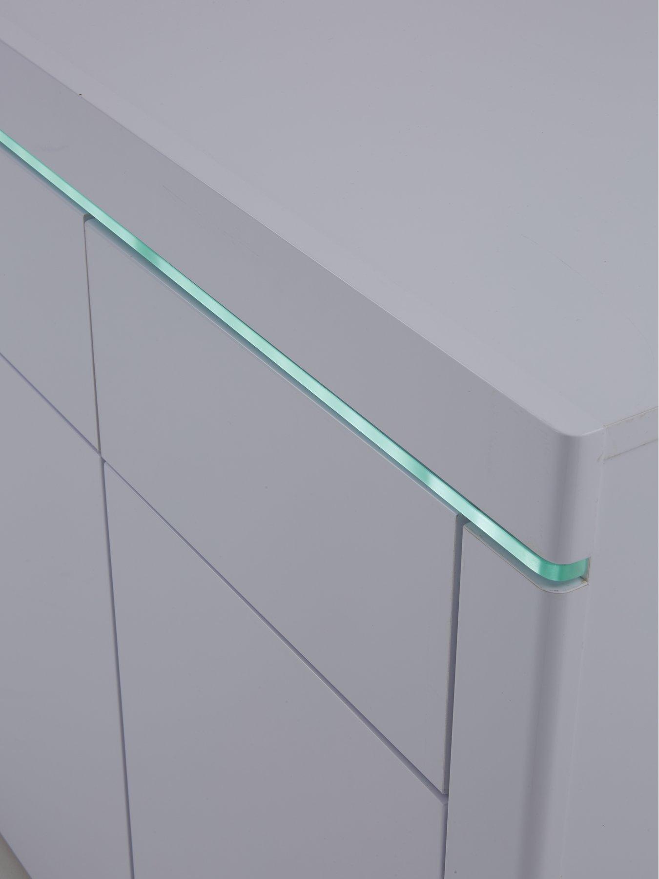 Image 6 of 6 of Very Home Atlantic Large Gloss Sideboard with LED Light