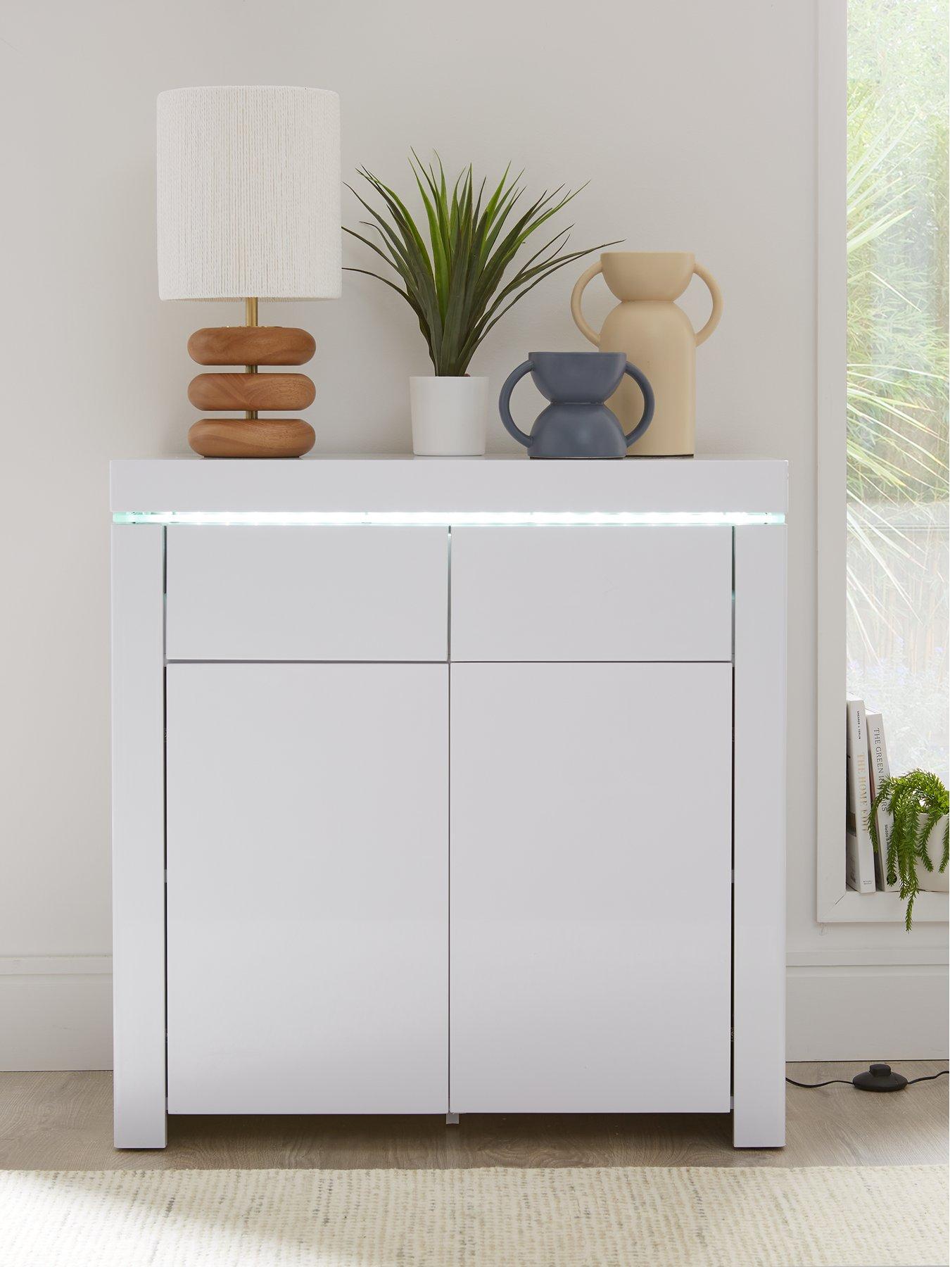 Very Home Atlantic Compact Gloss Sideboard Very
