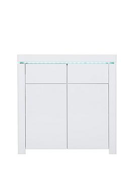 Product photograph of Very Home Atlantic Compact Gloss Sideboard from very.co.uk