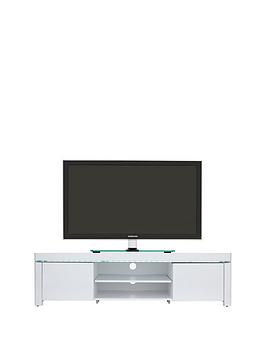 Product photograph of Very Home Atlantic Gloss Tv Unit With Led Lights - Fits Up To 60 Inch Tv from very.co.uk