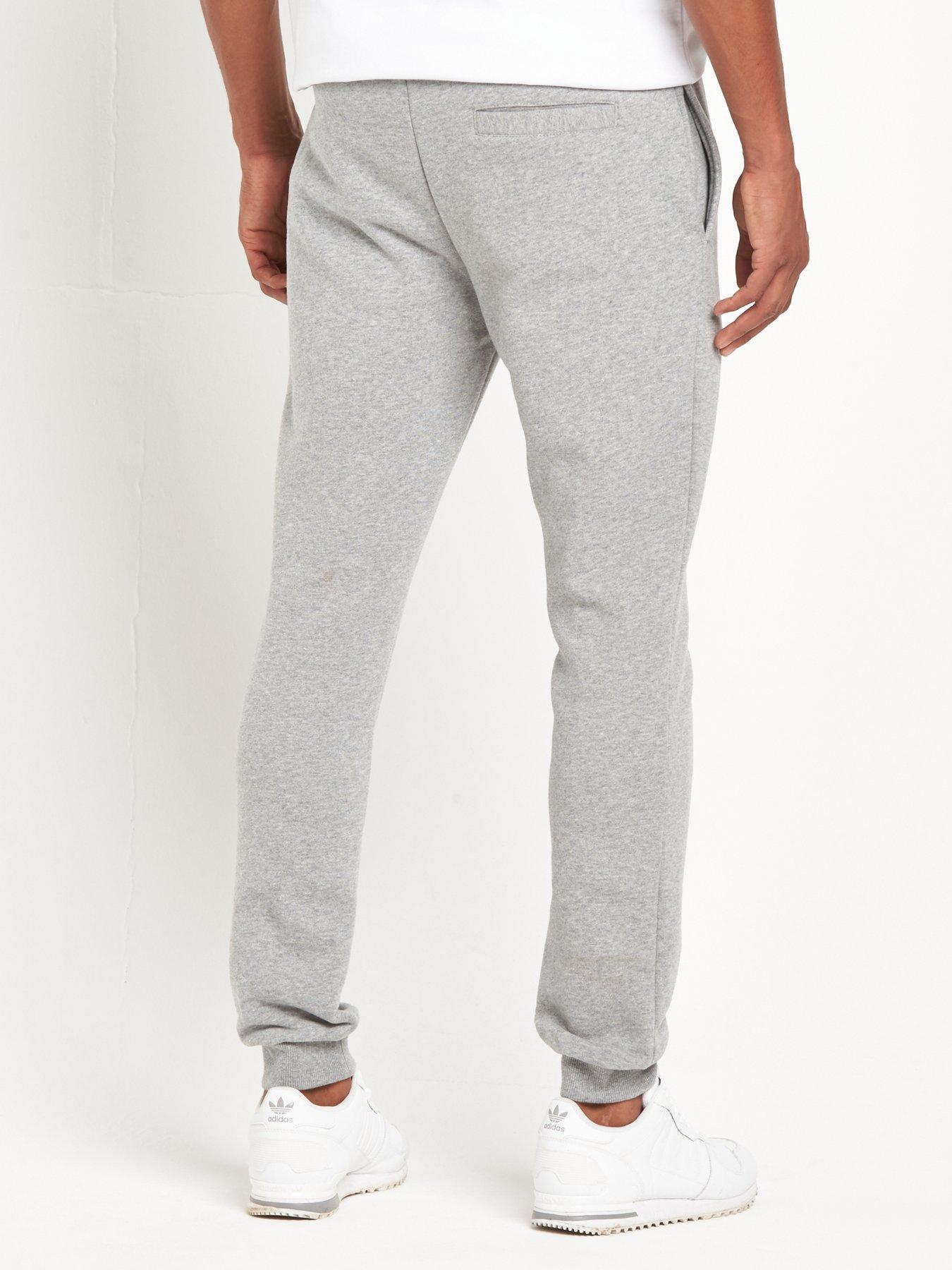 Reiss Grey Marl Febe Premium Wool Blend Jersey Joggers