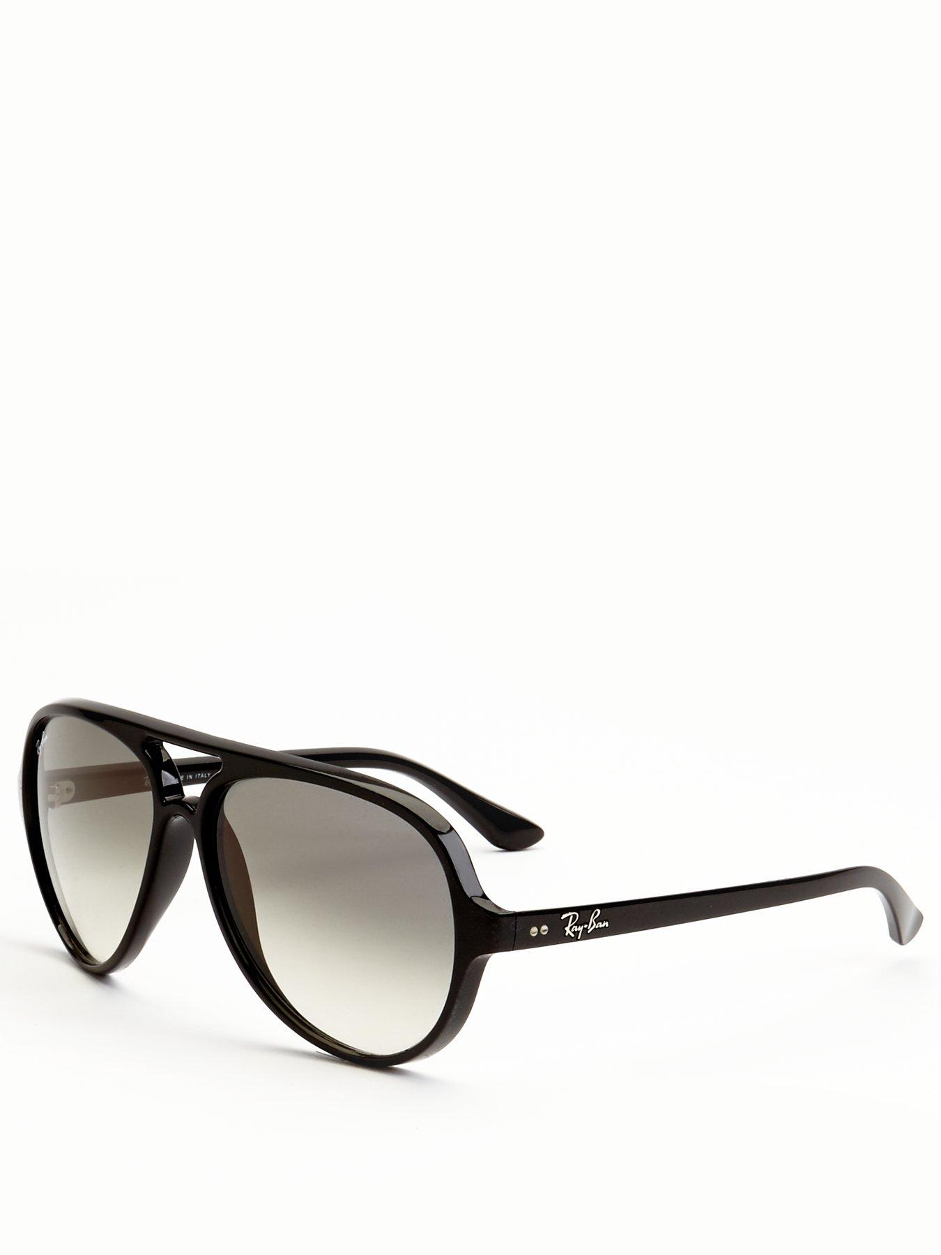 Ray-Ban Cats 5000 Pilot Sunglasses - Black 