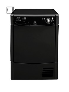 Indesit Ecotime IDC8T3BK 8kg Condenser Tumble Dryer - Black
