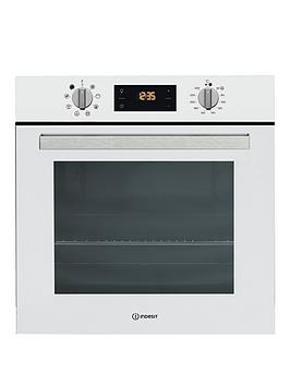 Indesit Aria Ifw6340whuk 60Cm Built-In Electric Single Oven - White - Oven With Installation