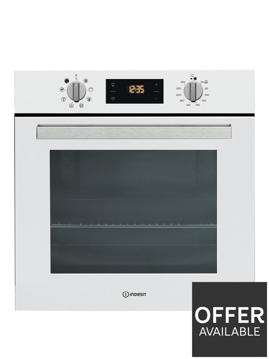front image of indesit-aria-ifw6340whuknbsp60cm-built-in-electric-single-oven-white