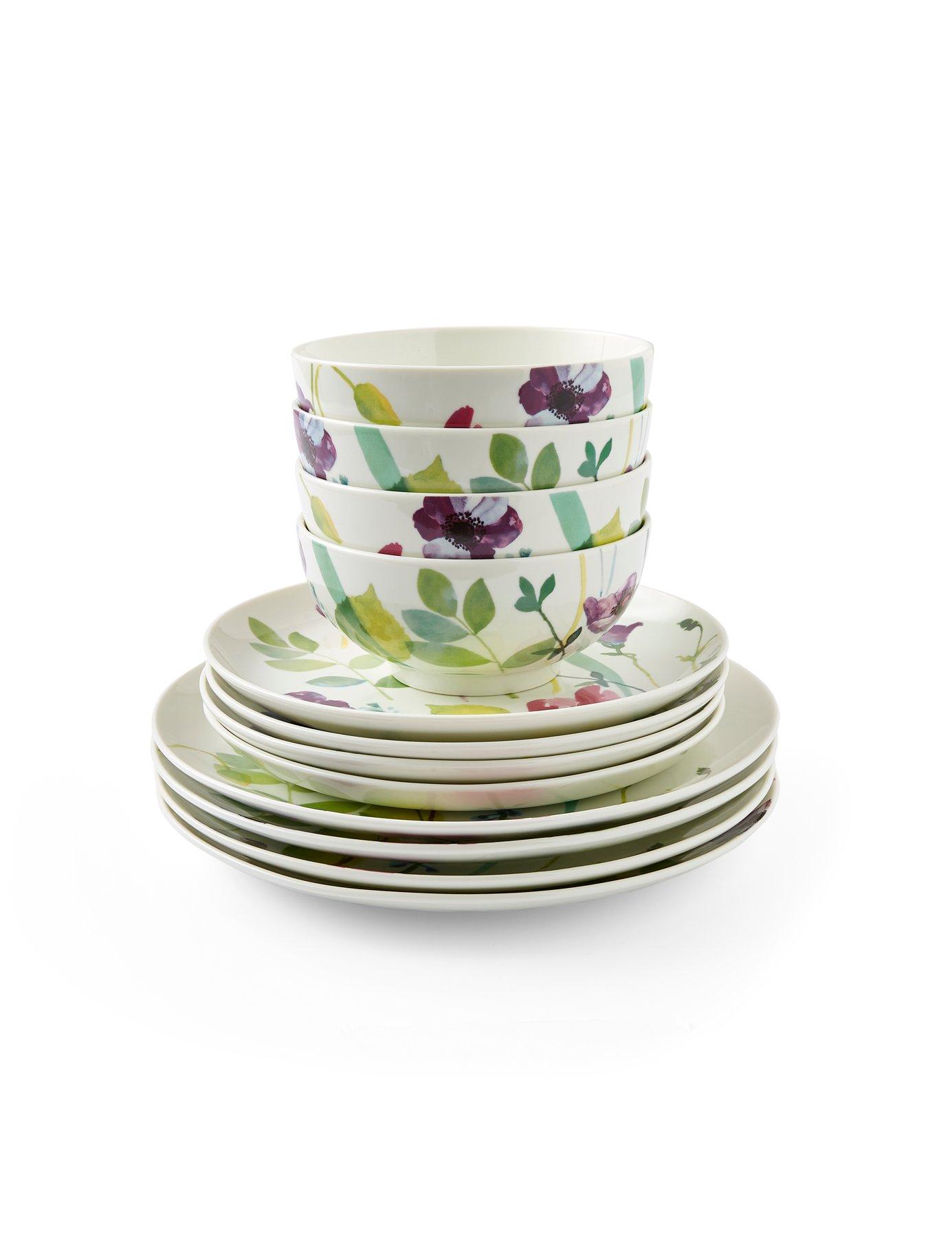 Image 6 of 6 of Portmeirion Water Garden 12-piece Dinner Set