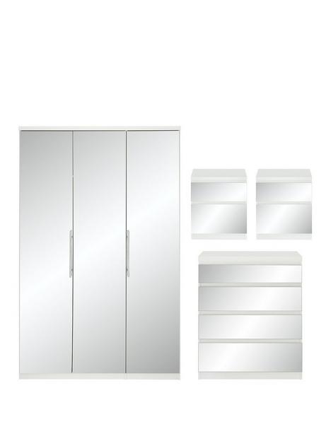 very-home-prague-mirror-4-piece-package-3-door-wardrobe-4-drawer-chest-and-2-bedside-cabinets-buy-and-savenbsp--fscreg-certified