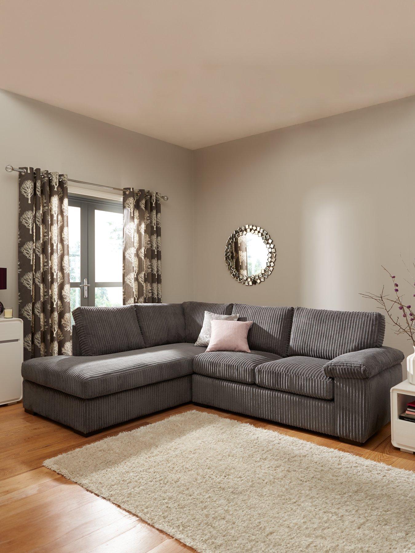 undefined Amalfi Left Hand Standard Back Fabric Corner Chaise Sofa - FSC® Certified