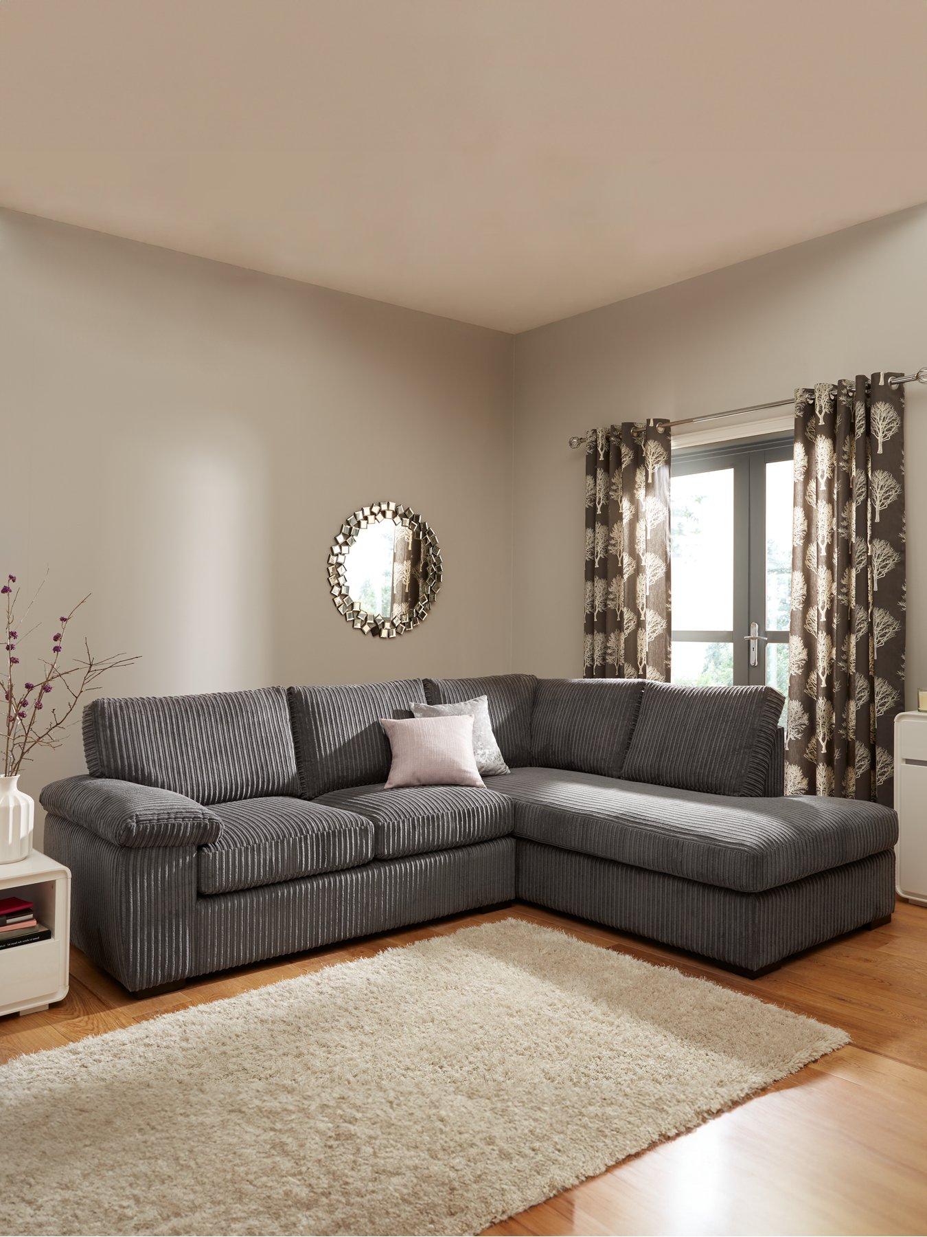 undefined Amalfi Right Hand Standard Back Fabric Corner Chaise Sofa  - FSC® Certified