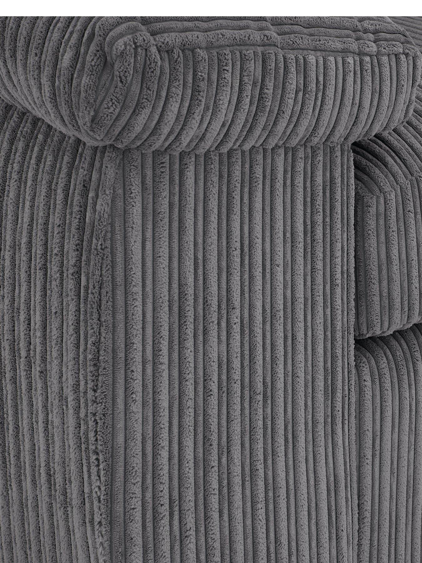 Image 4 of 7 of The Very Collection Amalfi Fabric Armchair - Charcoal - FSC&reg; Certified