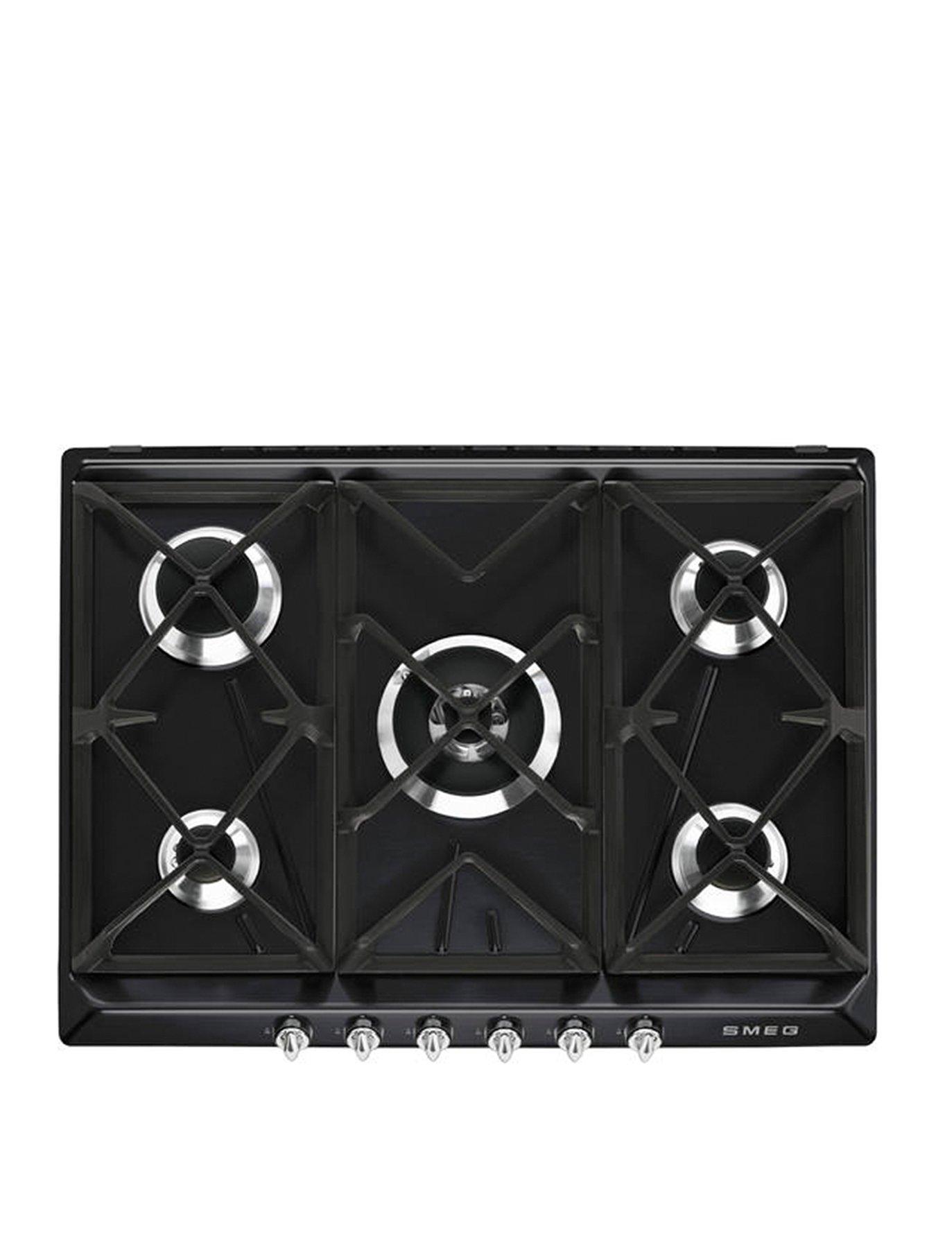 Smeg Sr975Ngh 70Cm Built-In 5-Burner Gas Hob - Black