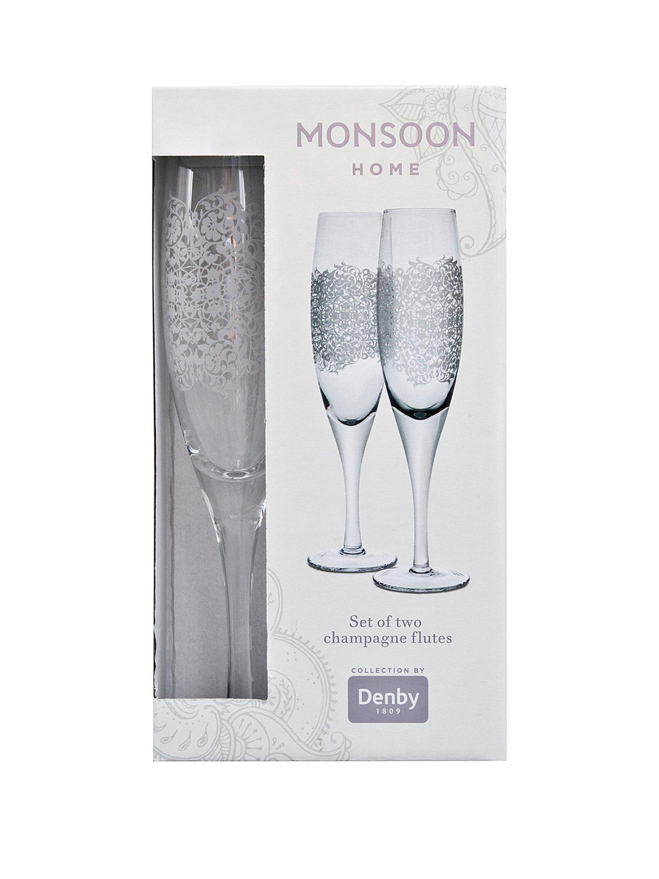 champagne glasses set of 2
