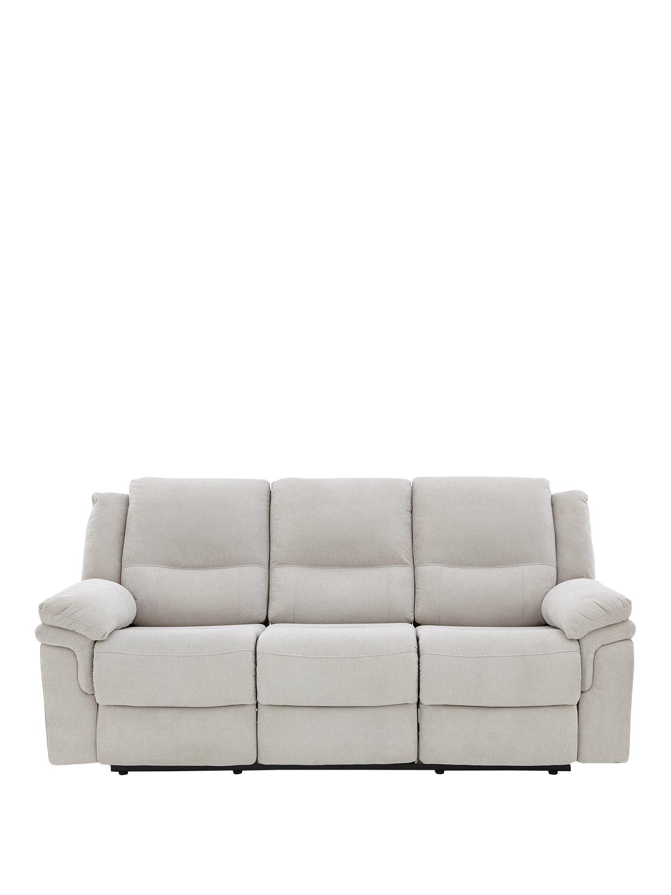 Image 2 of 5 of The Very Collection Albion Chenille 3 Seater High Back Manual Recliner Sofa - FSC&reg; Certified