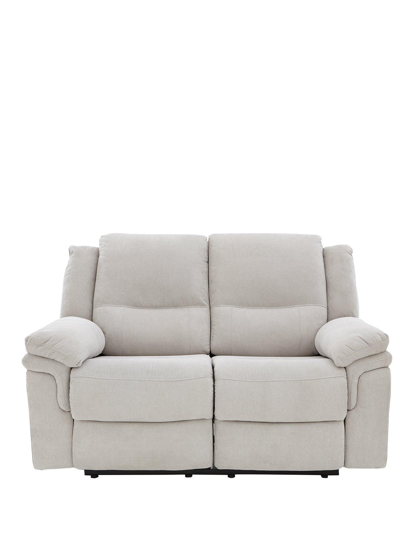 Albion Fabric 2 Seater Manual Recliner Sofa very