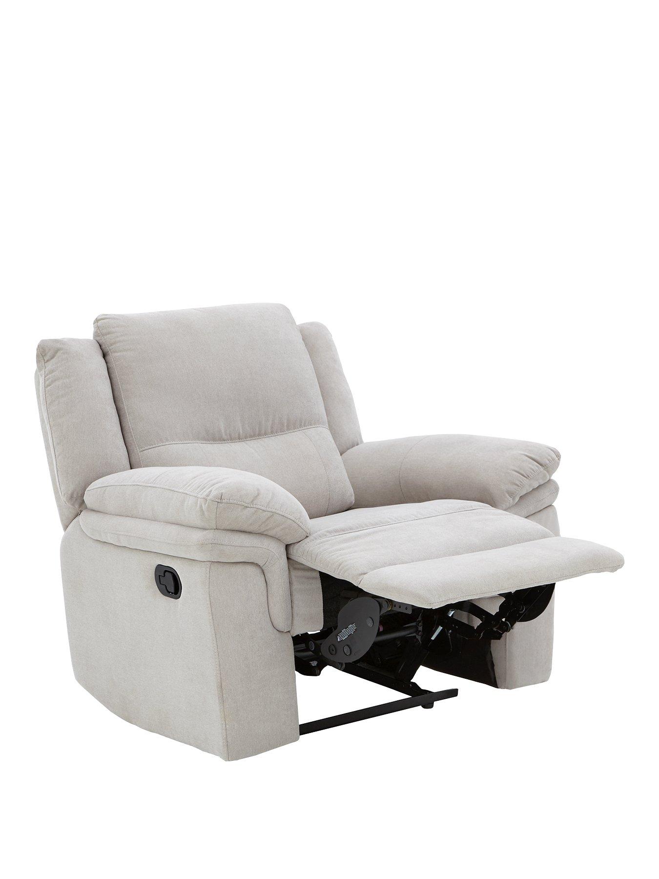 Image 2 of 4 of undefined Albion Fabric High Back Manual Recliner Armchair