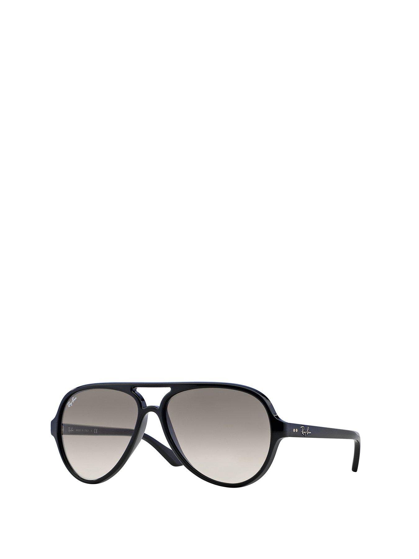 undefined ORB4125 Cats 5000 Aviator Sunglasses - Black