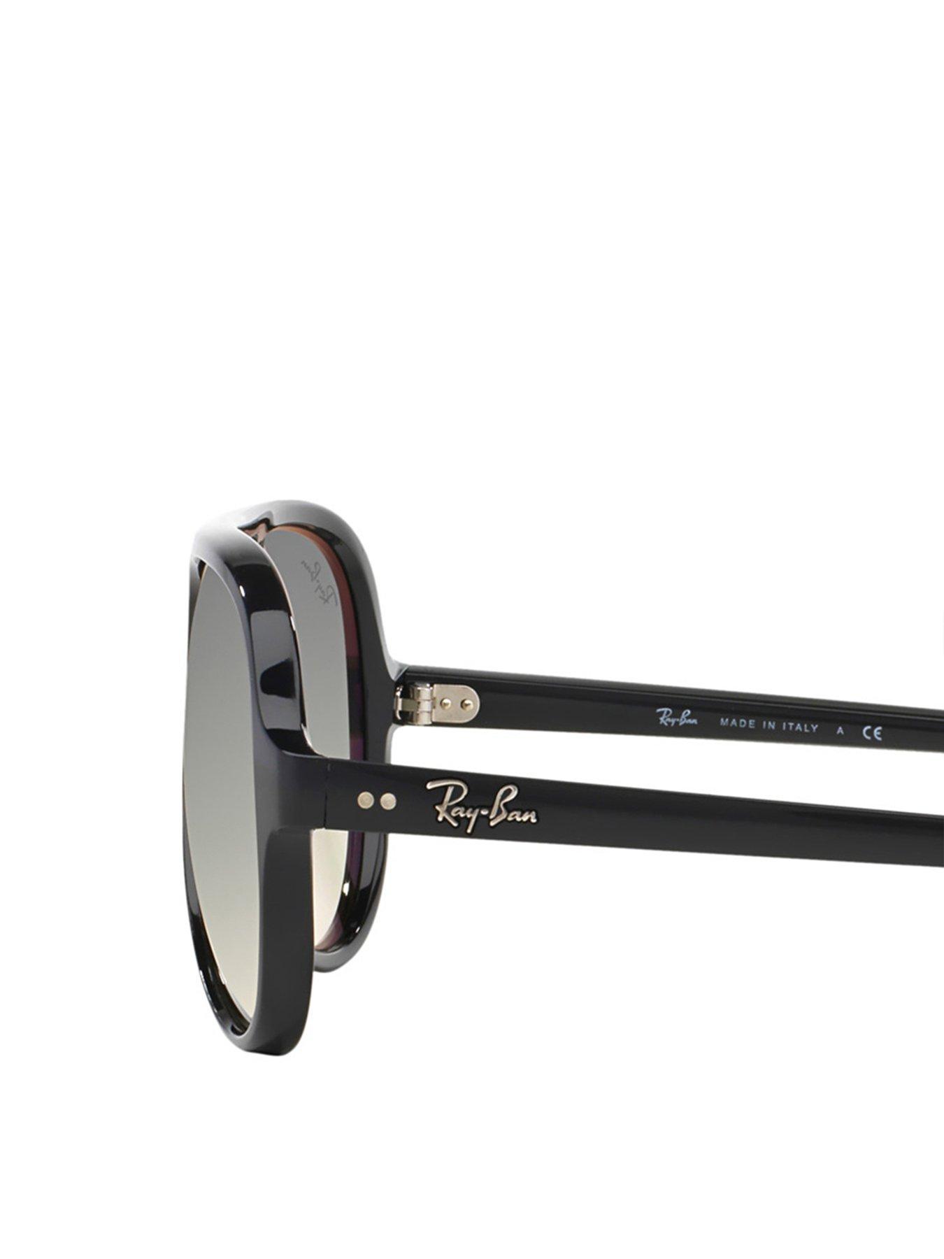 Image 3 of 4 of Ray-Ban RB4125 Cats 5000 Aviator Sunglasses - Black