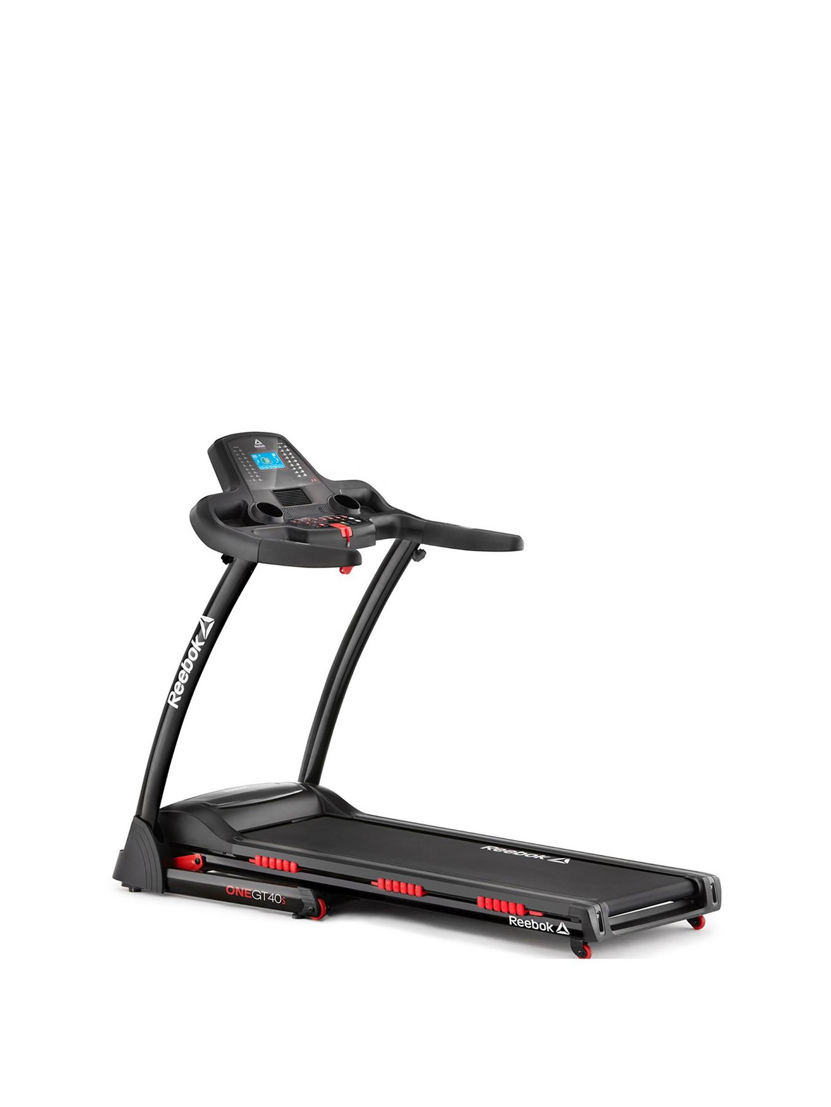 very.co.uk | GT40S ONE Series Treadmill - Black with Red Trim