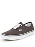  image of vans-mens-authentic-trainers-greywhite