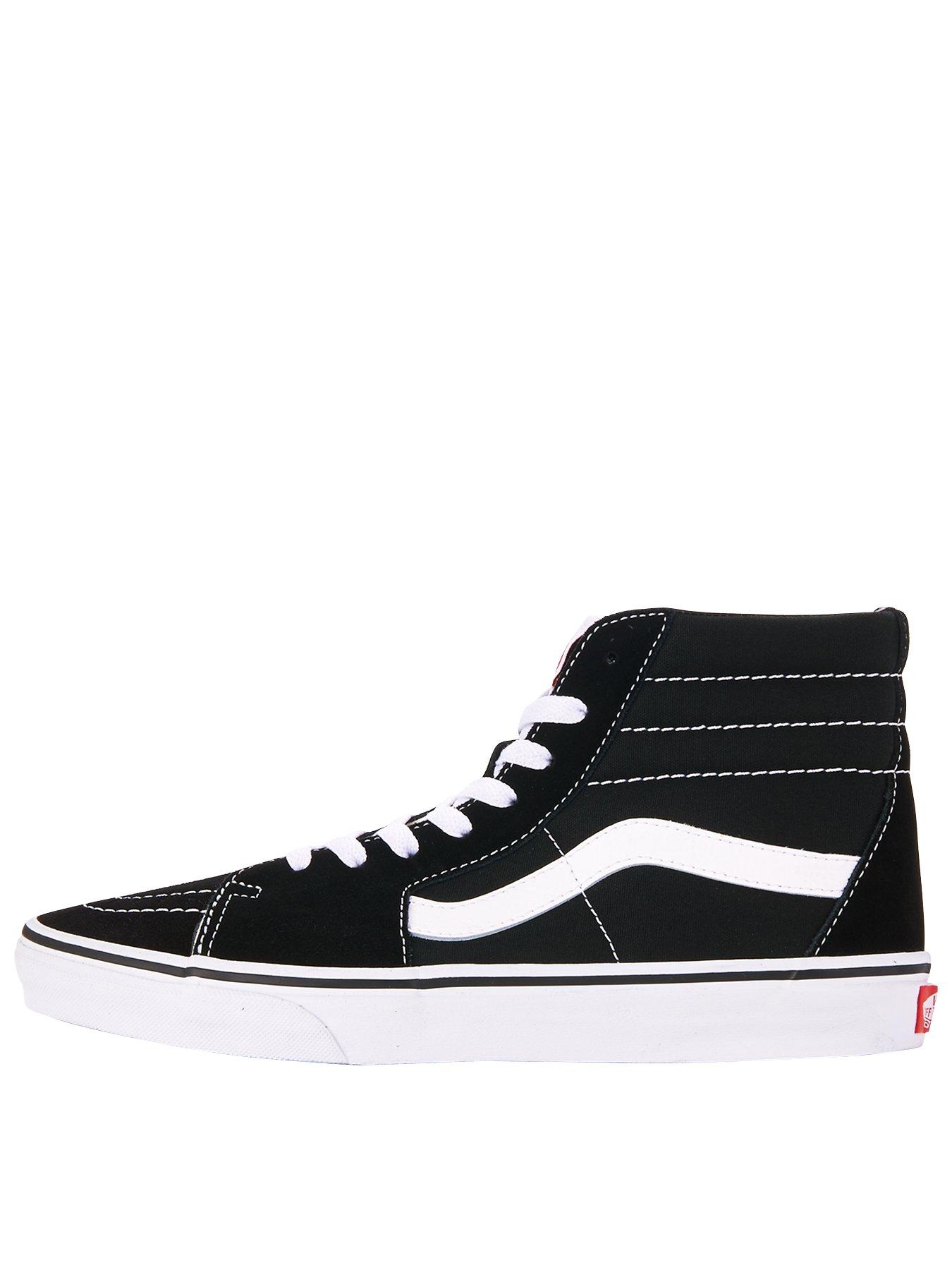 Vans Mens SK8-Hi Trainers - Black/White | very.co.uk