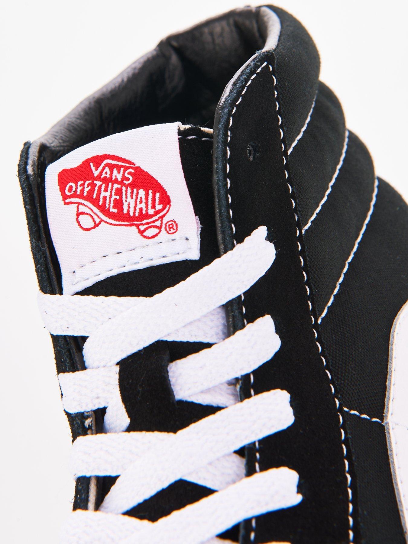 Vans Unisex SK8-Hi Trainers Black/White Very