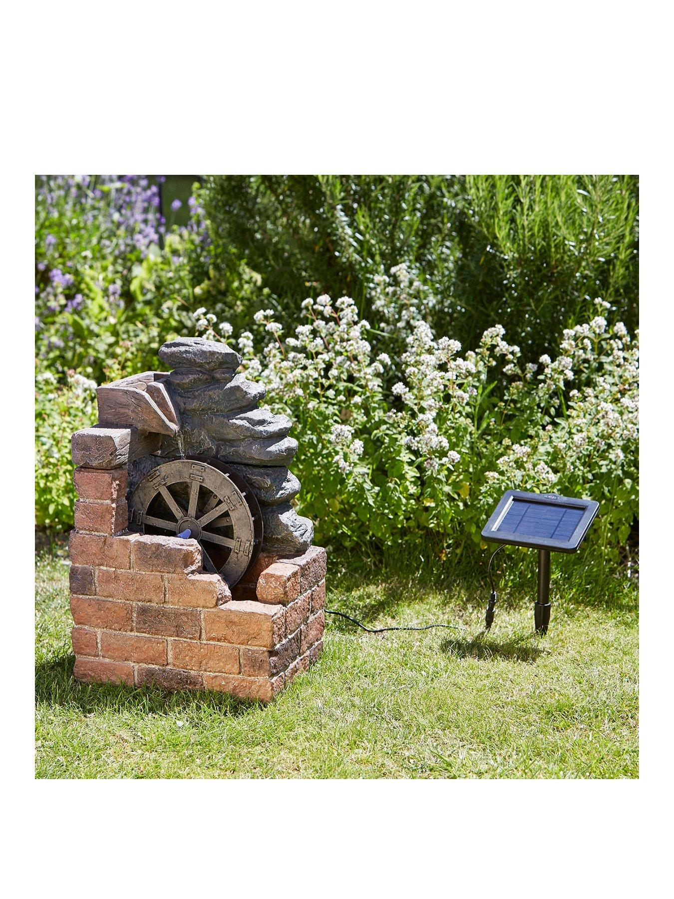 Product photograph of Smart Solar Heywood Mill Fountain from very.co.uk
