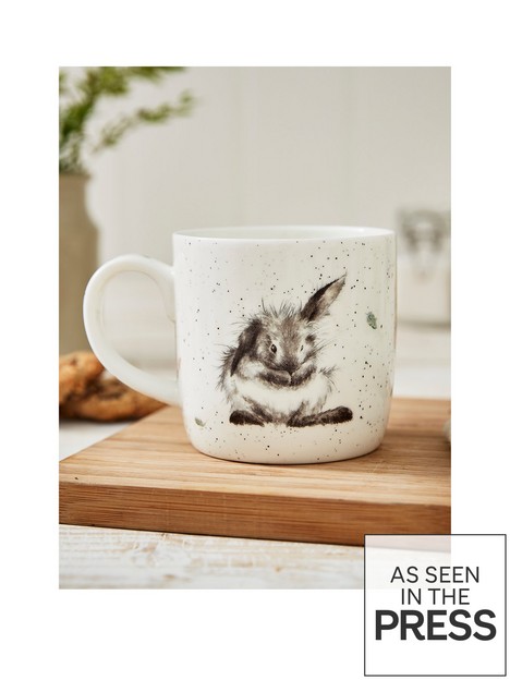 royal-worcester-wrendale-rosie-rabbit-mug-single-mug
