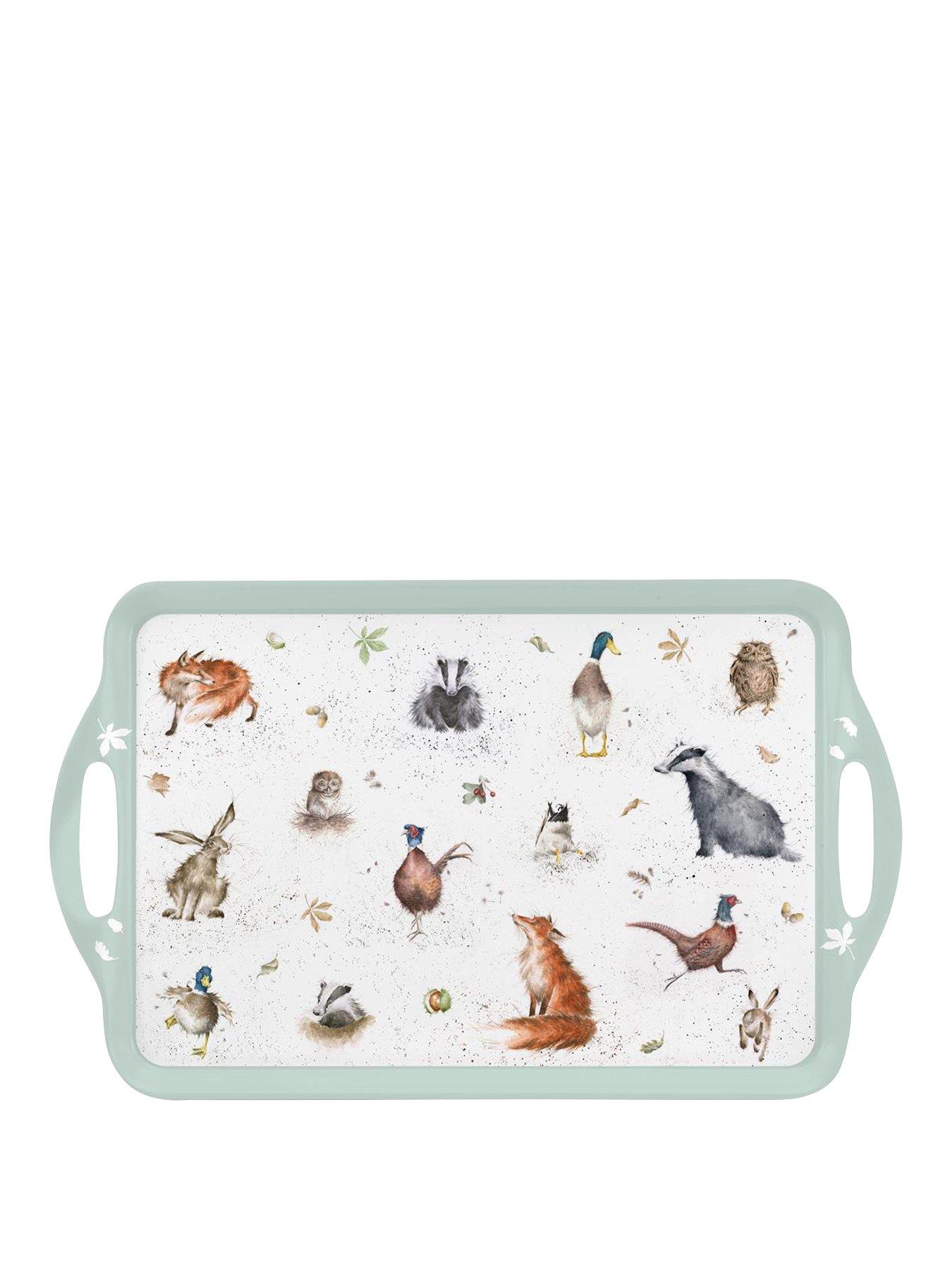 Product photograph of Royal Worcester Wrendale Large Melamine Tray By Pimpernel from very.co.uk