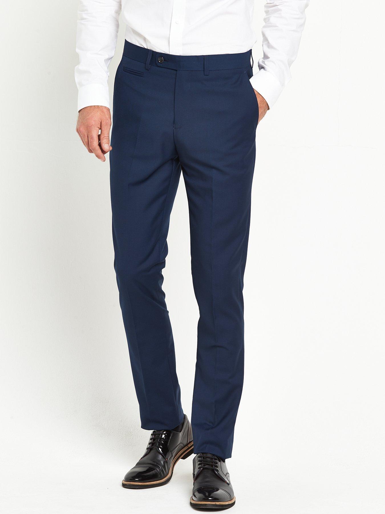 undefined Kennedy Slim Trousers - Dark Blue