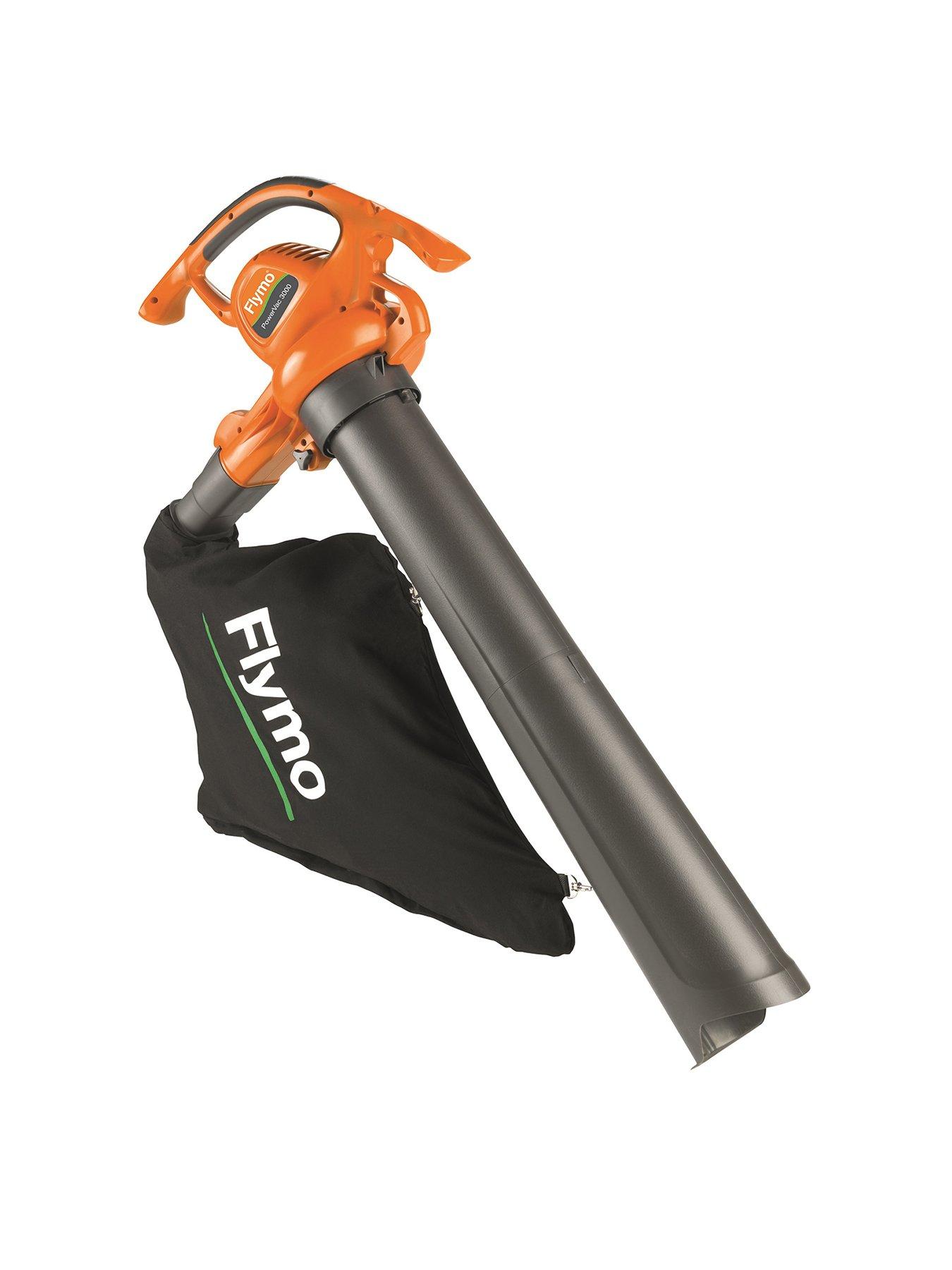 Product photograph of Flymo Powervac 3000 2-in-1 Corded Garden Blower Vacuum from very.co.uk
