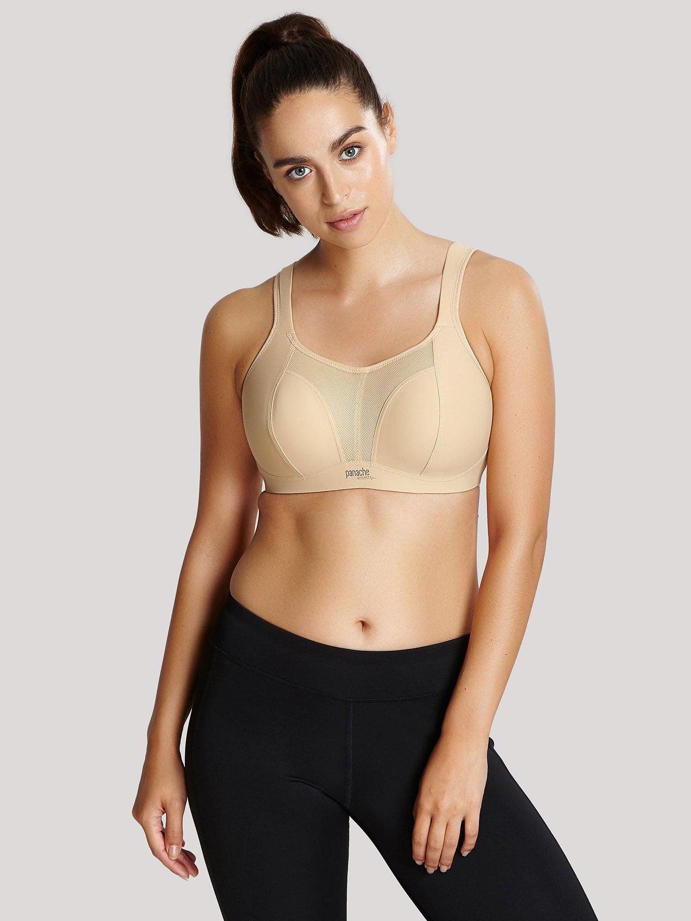 Panache Sport Non Wired Sports Bra - Latte