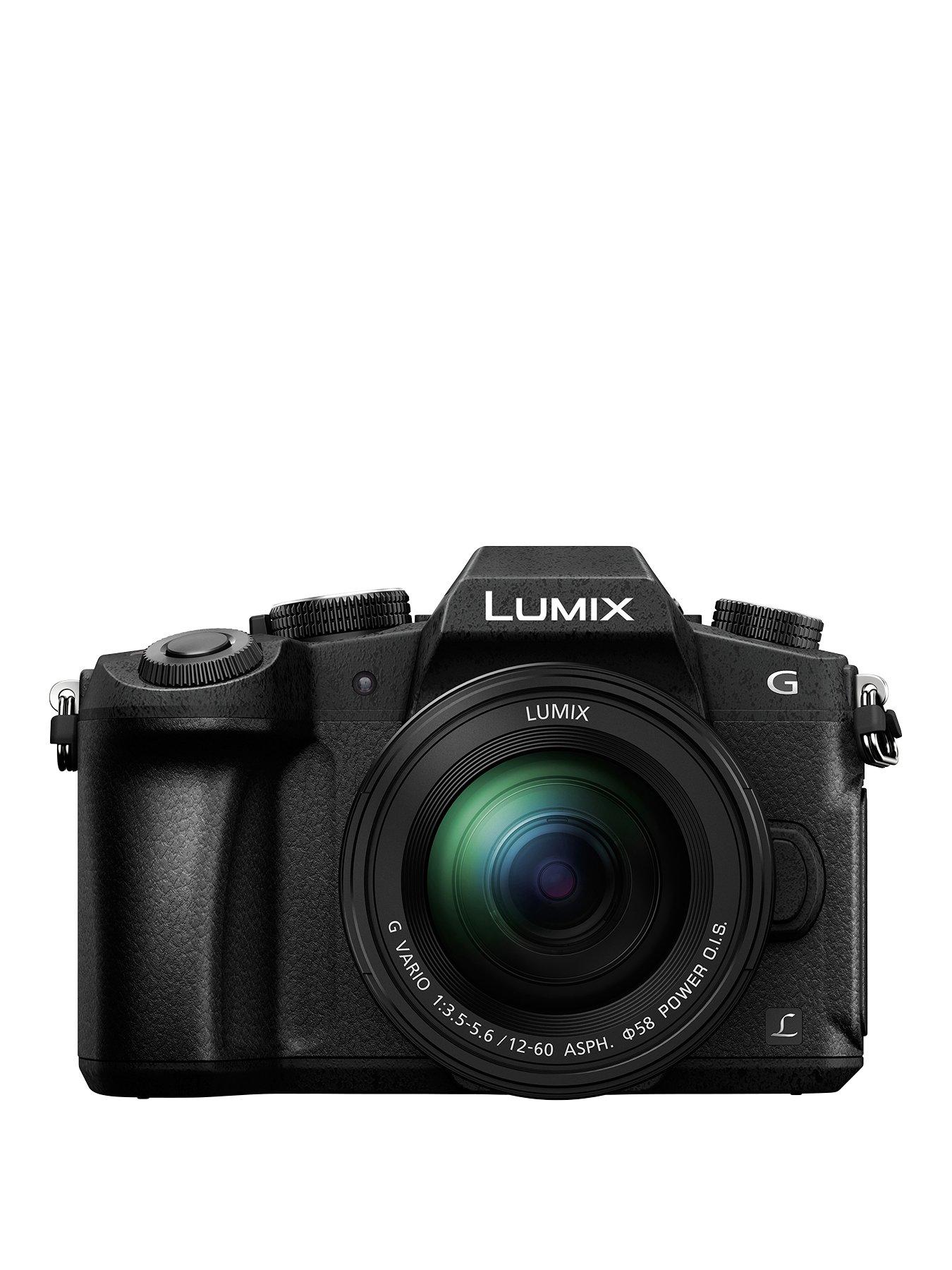 Panasonic Lumix Dmc-G80 Compact System - 16Mp, Splash/Dustproof, 4K, 12-60Mm Lens. Black.