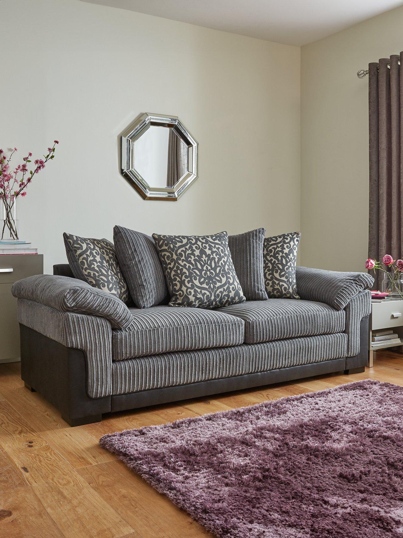 Product photograph of Phoenix 3 Seater Sofa - Fsc Reg Certified from very.co.uk