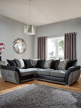Product photograph of Hilton Left-hand Double Arm Corner Group Sofa - Fsc Reg Certified from very.co.uk