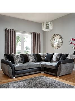 Product photograph of Hilton Right Hand Double Arm Corner Group Sofa - Fsc Reg Certified from very.co.uk