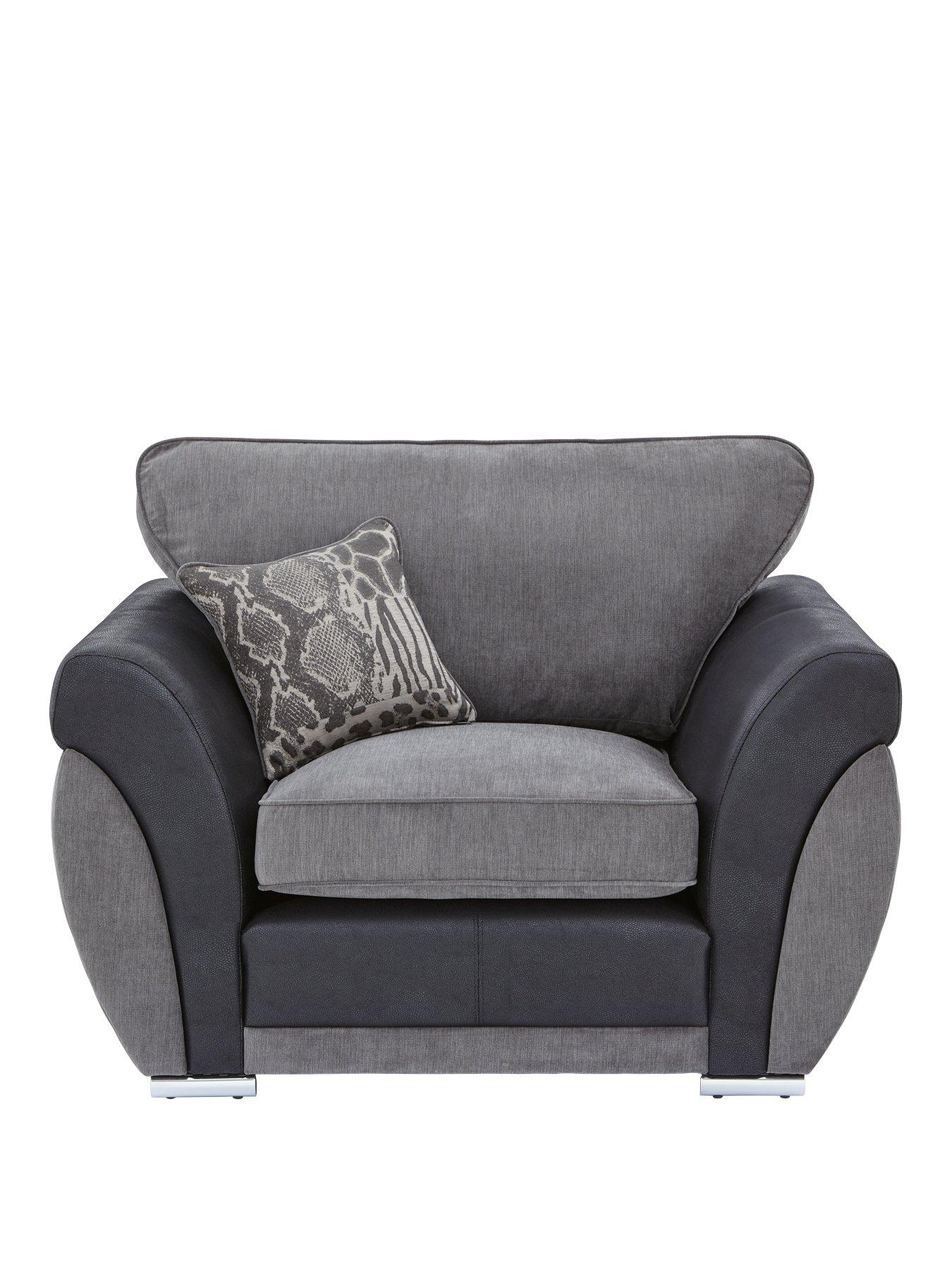 Product photograph of Hilton Armchair from very.co.uk