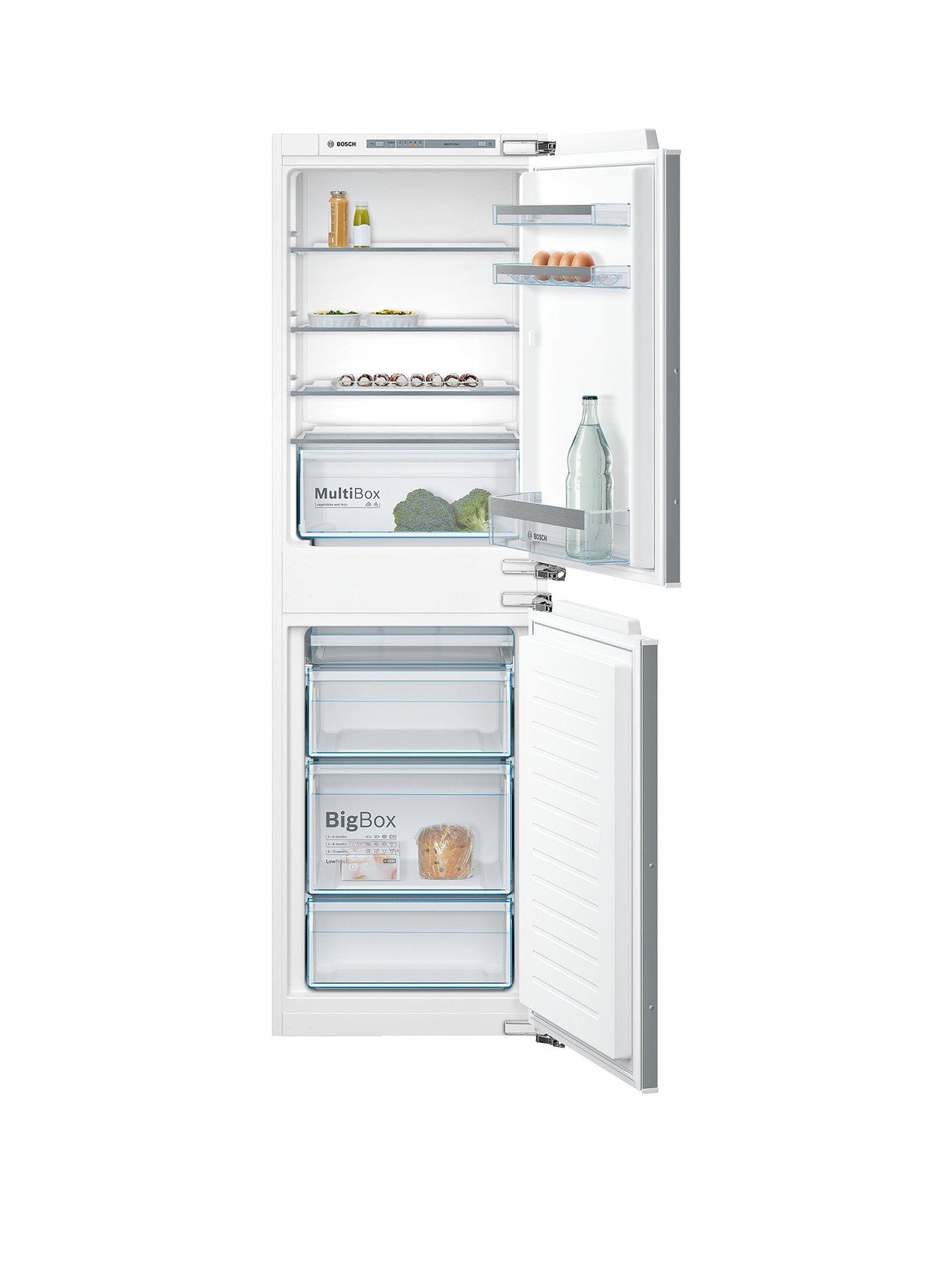 Bosch Serie 4 Kiv85Vf30G 55Cm Integrated Fridge Freezer – White