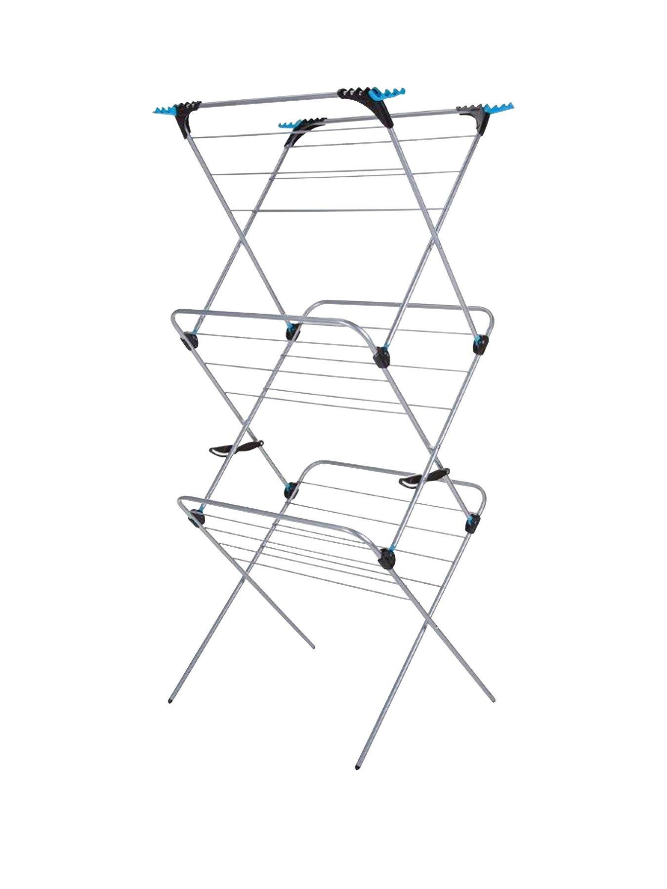 Product photograph of Minky Indoor Airer 3 Tier Plus 21m from very.co.uk
