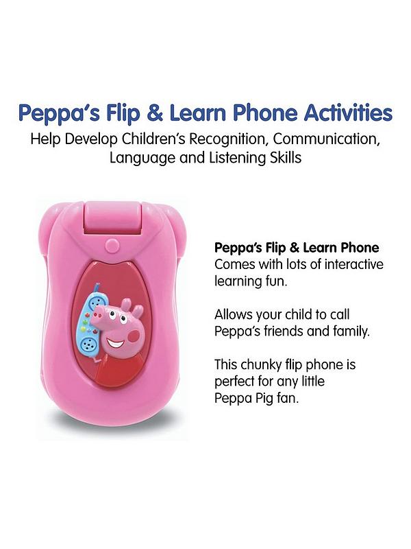 Image 3 of 6 of Peppa Pig Flip &amp; Learn Phone