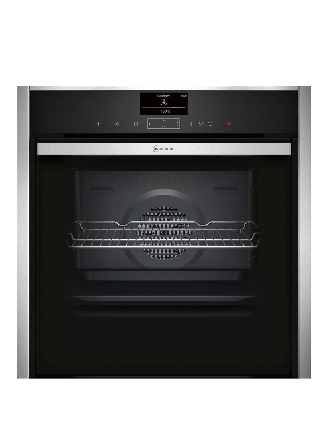 Neff B47Vr32N0B 60Cm Built-In Slide&Amp;Hide&Reg; Electric Single Oven With Circotherm&Reg; - Stainless Steel