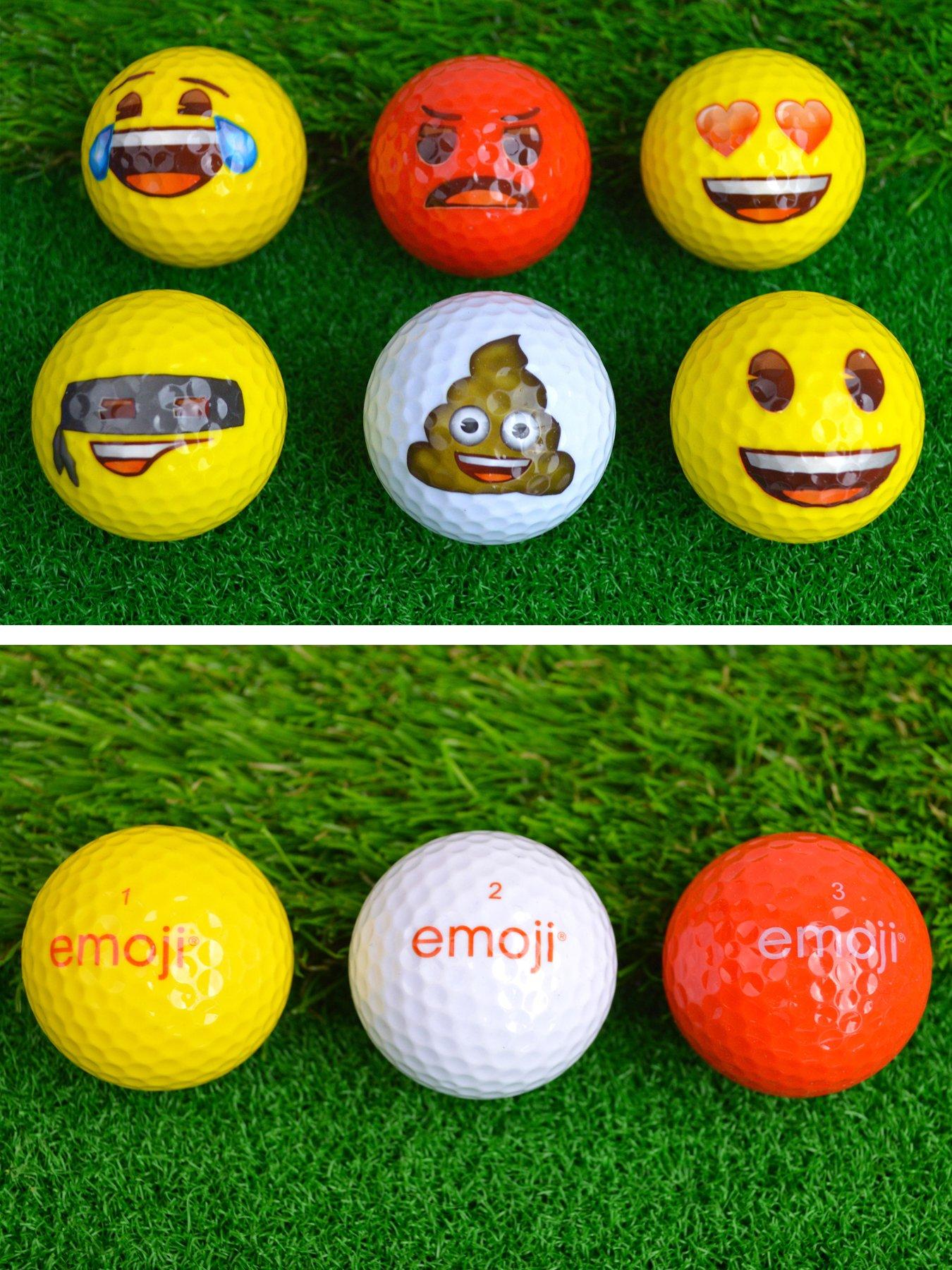 Image 2 of 6 of Emoji Golf Balls