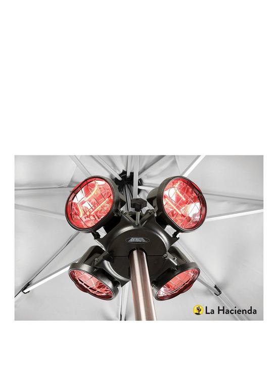 front image of la-hacienda-heatmaster-parasol-patio-heater