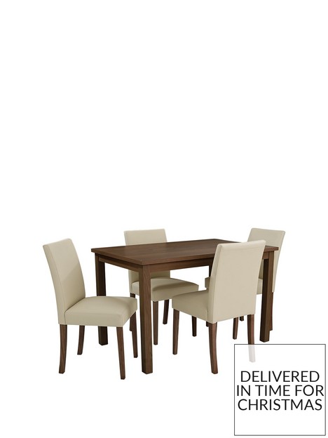 very-home-home-essentials--nbspprimo-120-cm-dining-table-4-faux-leather-chairs