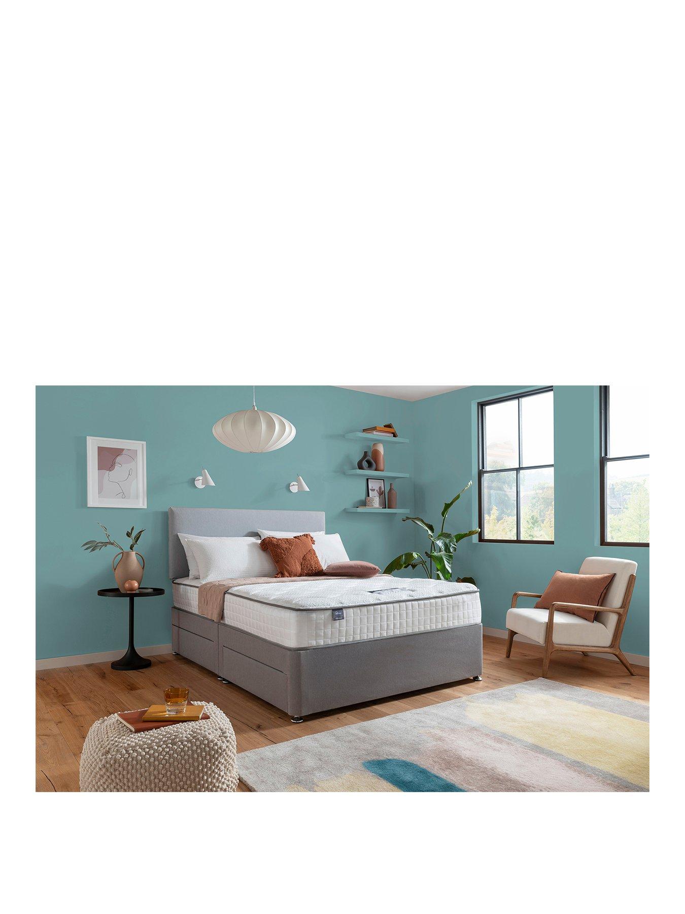 Image 2 of 8 of Silentnight 800 Pocket Memory Divan Bed with Storage Options - Medium