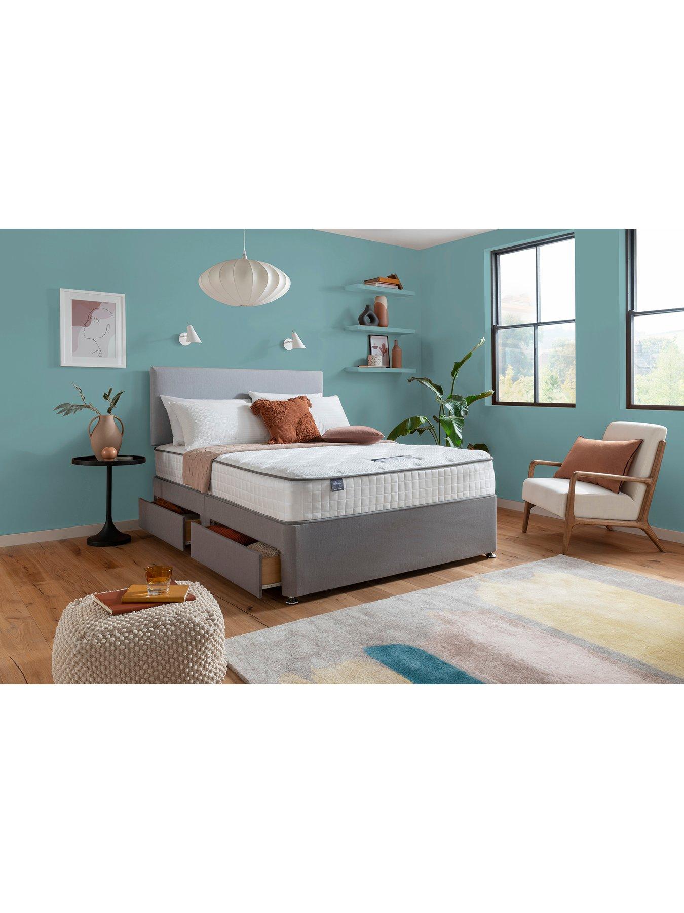 Image 4 of 8 of Silentnight 800 Pocket Memory Divan Bed with Storage Options - Medium