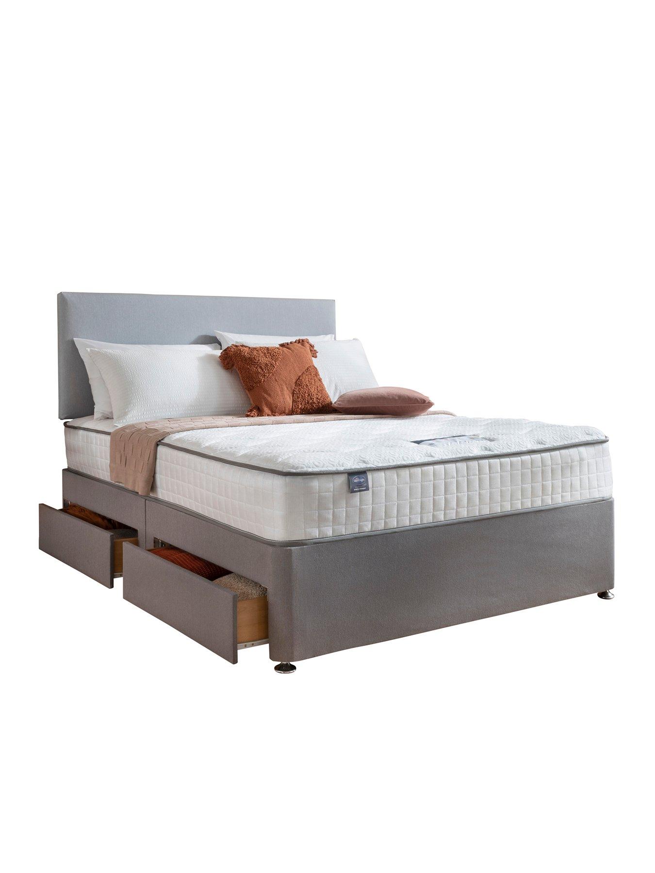 Image 6 of 8 of Silentnight 800 Pocket Memory Divan Bed with Storage Options - Medium